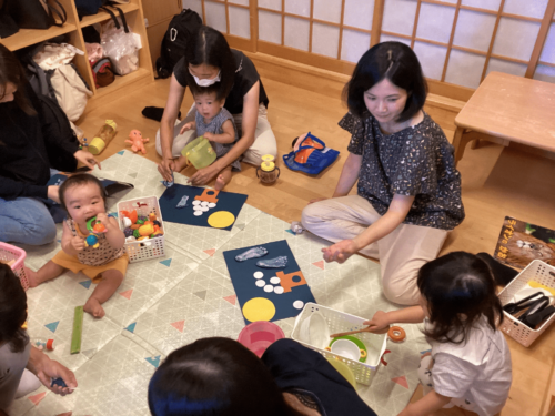 令和6年9月ソフィア東生駒こども園 秋の園庭開放の様子6